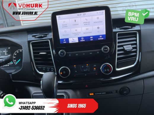 Ford Transit Custom 2.0 TDCI 130 pk Aut. L2 DC Dubbel Cabine 2xSchuifdeur/ NL Auto/ Carplay/ Leder/ Stoelverw./ Navi/... ActivLease financial lease