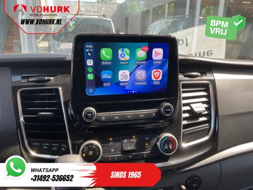 Ford Transit Custom 2.0 TDCI 130 pk Aut. L2 DC Dubbel Cabine 2xSchuifdeur/ NL Auto/ Carplay/ Leder/ Stoelverw./ Navi/... ActivLease financial lease