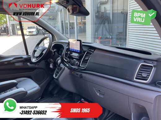 Ford Transit Custom 2.0 TDCI 130 pk Aut. L2 DC Dubbel Cabine 2xSchuifdeur/ NL Auto/ Carplay/ Leder/ Stoelverw./ Navi/... ActivLease financial lease