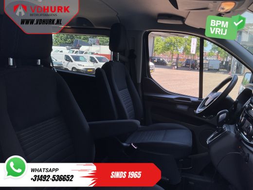 Ford Transit Custom 2.0 TDCI 170 pk Aut. L2 DC Dubbel Cabine 2xSchuifdeur/ Carplay/ Stoelverw./ Navi/ Airco/ Camera/ ... ActivLease financial lease