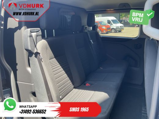 Ford Transit Custom 2.0 TDCI 170 pk Aut. L2 DC Dubbel Cabine 2xSchuifdeur/ Carplay/ Stoelverw./ Navi/ Airco/ Camera/ ... ActivLease financial lease
