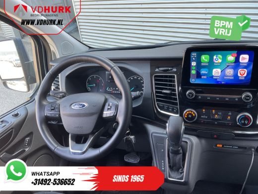 Ford Transit Custom 2.0 TDCI 170 pk Aut. L2 DC Dubbel Cabine 2xSchuifdeur/ Carplay/ Stoelverw./ Navi/ Airco/ Camera/ ... ActivLease financial lease