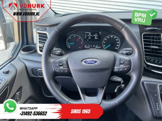 Ford Transit Custom 2.0 TDCI 170 pk Aut. L2 DC Dubbel Cabine 2xSchuifdeur/ Carplay/ Stoelverw./ Navi/ Airco/ Camera/ ... ActivLease financial lease