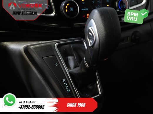 Ford Transit Custom 2.0 TDCI 170 pk Aut. L2 DC Dubbel Cabine 2xSchuifdeur/ Carplay/ Stoelverw./ Navi/ Airco/ Camera/ ... ActivLease financial lease