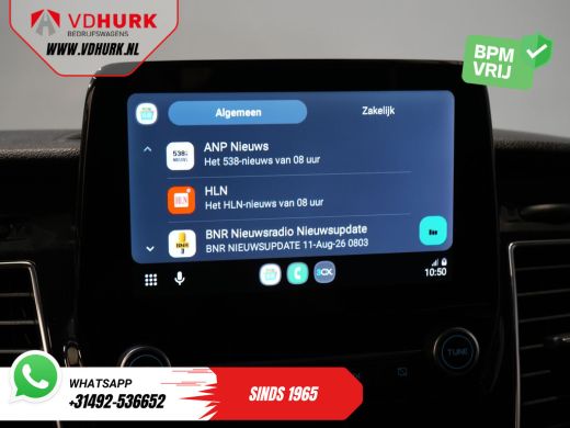 Ford Transit Custom 2.0 TDCI 170 pk Aut. L2 DC Dubbel Cabine 2xSchuifdeur/ Carplay/ Stoelverw./ Navi/ Airco/ Camera/ ... ActivLease financial lease