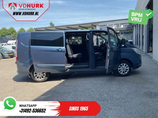 Ford Transit Custom 2.0 TDCI 170 pk Aut. L2 DC Dubbel Cabine 2xSchuifdeur/ Carplay/ Stoelverw./ Navi/ Airco/ Camera/ ... ActivLease financial lease