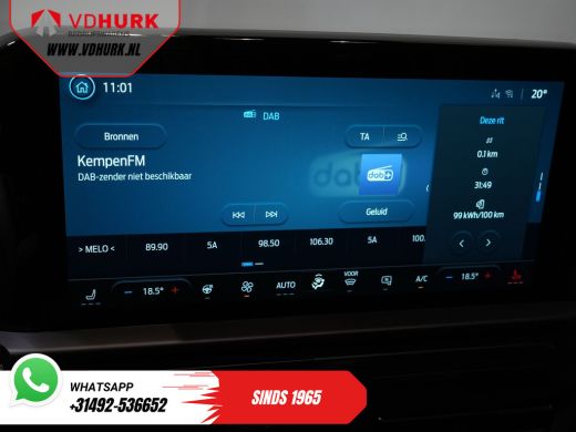 Ford E-Transit Custom 218 pk 330 km WLTP L2 Limited B&O/ Adapt.Cruise/ Elek.Trekhaak/ Standkachel/ Stoelverw./ Stuurver... ActivLease financial lease