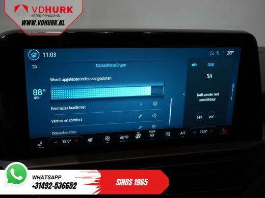 Ford E-Transit Custom 218 pk 330 km WLTP L2 Limited B&O/ Adapt.Cruise/ Elek.Trekhaak/ Standkachel/ Stoelverw./ Stuurver... ActivLease financial lease