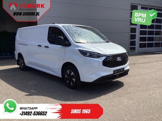 Ford E-Transit Custom L2 330 km WLTP Garantie t/m 2028/ LED/ Snellader/ Standkachel/ Stoelverw./ Stuurverw./ Carplay/ C...