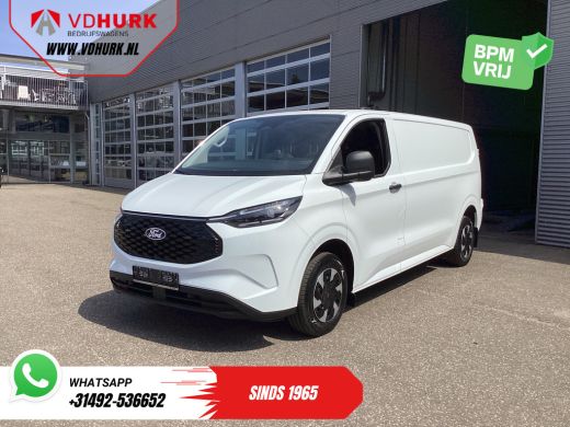 Ford E-Transit Custom L2 330 km WLTP Garantie t/m 2028/ LED/ Snellader/ Standkachel/ Stoelverw./ Stuurverw./ Carplay/ C... ActivLease financial lease