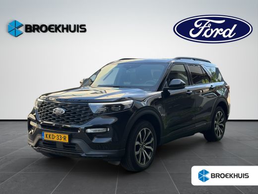 Ford Explorer 3.0 V6 Ecoboost 457pk PHEV ST-Line | Afn. Trekhaak | 4 jaar Fabrieksgarantie | SOH 100% |
