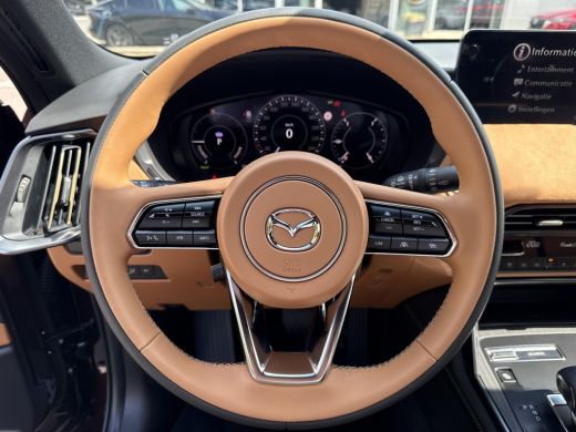 Mazda CX-80 2.5 e-SkyActiv PHEV Homura Business Edition 6p. | Captain seats | Tan leather | BOSE Audio | 360 ... ActivLease financial lease