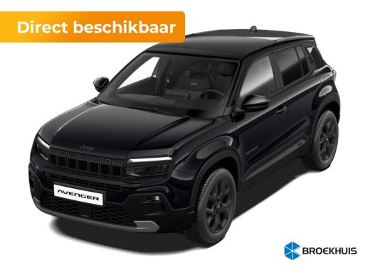 Jeep Avenger 1.2 e-Hybrid Black Edition | Apple Carplay/Android Auto|telefoonintegratie premium | Elektrisch g...