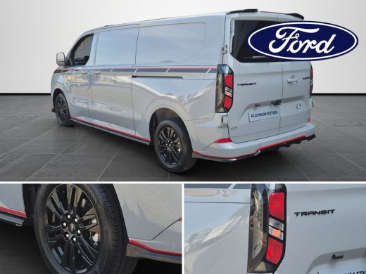 Ford Transit Custom Grey Platinum 320 L2 Plug-in Hybrid | 0.99% Financial Lease | Maxton | Leder | 17''' | Navigatie ... ActivLease financial lease
