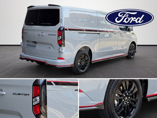 Ford Transit Custom Grey Platinum 320 L2 Plug-in Hybrid | 0.99% Financial Lease | Maxton | Leder | 17''' | Navigatie ... ActivLease financial lease
