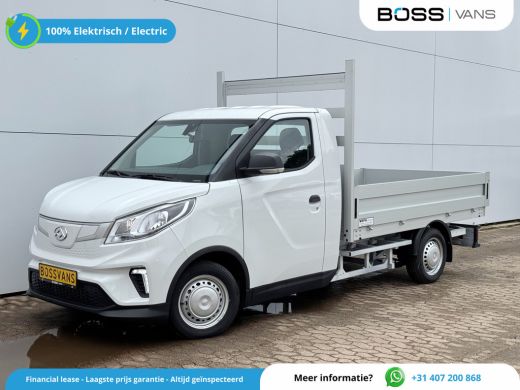 Maxus eDeliver3 50kWh 122PK Nieuw! Open Laadbak 327km WLTP 100% Elektrisch Airco Cruise Control Carplay Camera Pr...