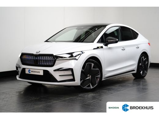 Skoda Enyaq Coupe 80 IV RS 300PK | SOH 92% | PANORAMA DAK | STUUR+STOELVERW. | 360 CAM. | MEMORY | APP. CONNECT | A...