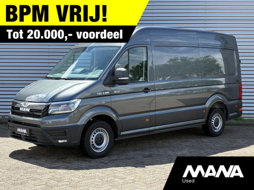 MAN TGE 35 2.0 3.180 L3H3 Hoog 4x4 Automaat LED ClimateControl Carplay Camera ActivLease financial lease
