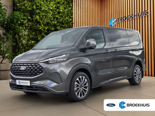 Ford Tourneo Custom Custom 340 2.5 PHEV L1H1 Titanium X 233PK Panoramadak | Trekhaak | Leder | 8 persoons | Elektrisc...