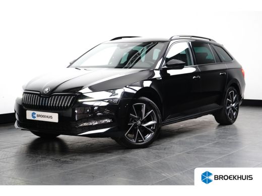 Skoda Superb Combi 1.4 TSI 218PK DSG-6 Sportline iV | CAMERA | FULL LED | STUUR + STOELVERW. | 18 INCH | APP C...