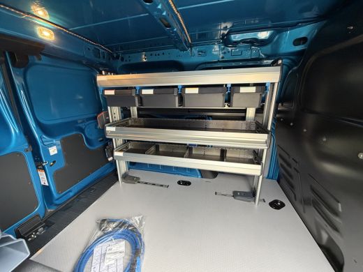 Ford E-Transit Limited 44 kWh Direct rijden/CarPlay/Sortimo inbouw/stoelverwarming ActivLease financial lease