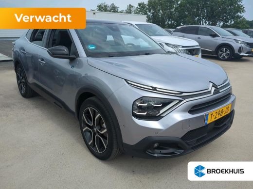 Citroën &euml;-C4 X Shine 50 kWh | Schuif-/Kanteldak | Navigatie | Leder | HUD | Stoel/Stuurverwarming | !!