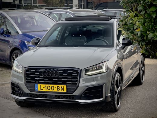 Audi Q2 1.4 TFSI AUT7 S-LINE. PANODAK BLACK EDITION VOL-LEDER 19 INCH-LMV NAVI LED PDC ActivLease financial lease
