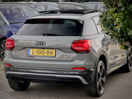 Audi Q2 1.4 TFSI AUT7 S-LINE. PANODAK BLACK EDITION VOL-LEDER 19 INCH-LMV NAVI LED PDC ActivLease financial lease