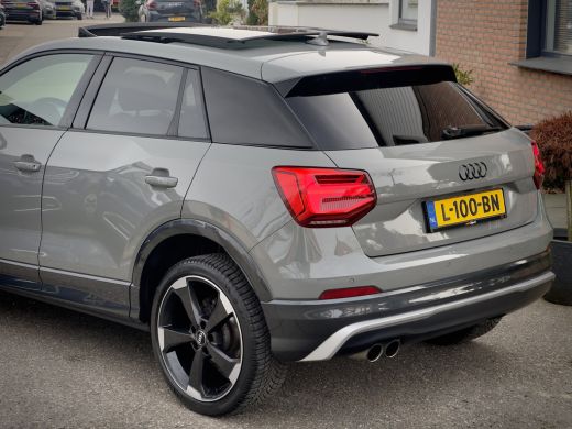 Audi Q2 1.4 TFSI AUT7 S-LINE. PANODAK BLACK EDITION VOL-LEDER 19 INCH-LMV NAVI LED PDC ActivLease financial lease