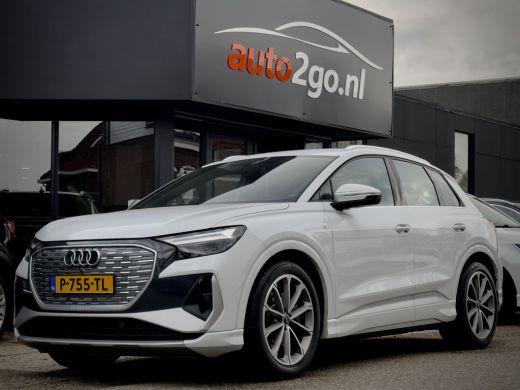 Audi Q4 e-tron 40 2X S-LINE 77 kWh LEDER 20 INCHE-LMV CAMERA-360 DIGI-DASH NAVI LED PDC