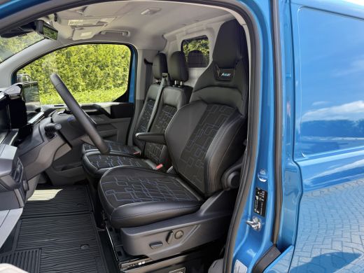 Ford E-Transit Custom MS-RT 285 PK FULL ELECTRIC SPORT / L1H1 / DIGITAL AQUA BLUE METALLIC / REAR VIEUW / B&O SOUND SYS... ActivLease financial lease