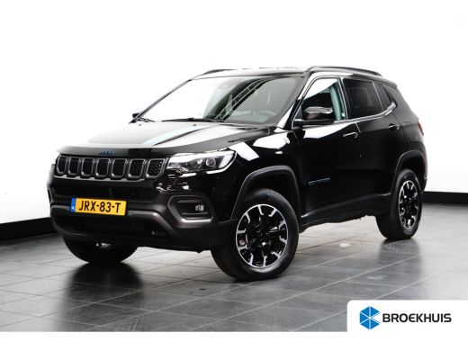Jeep Compass 4xe 240 Plug-in Hybrid Electric Trailhawk | LED | Memory | Leder | Cruise Adaptive | Keyless | St...