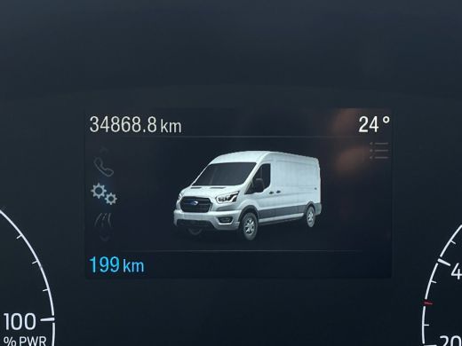 Ford E-Transit 350 L3H3 68 kWh Trend WLTP Range 317km 100% Elektrisch SOH 95,8% 07-2023 ActivLease financial lease