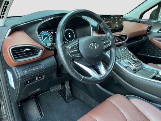 Hyundai Santa Fe 1.6 T-GDI PHEV 265pk Premium Sky | Panoramadak | HUD | Carplay | Leder | Stoelverwarming/koeling ... ActivLease financial lease