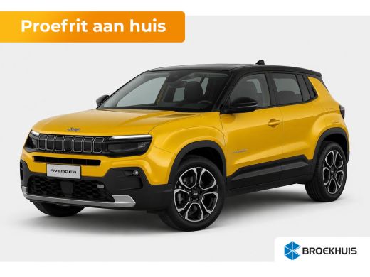 Jeep Avenger Summit 54 kWh 18"Lichtmetaal | Adaptive Cruise | Climate Controle | Keyless Start | Carplay | LED...