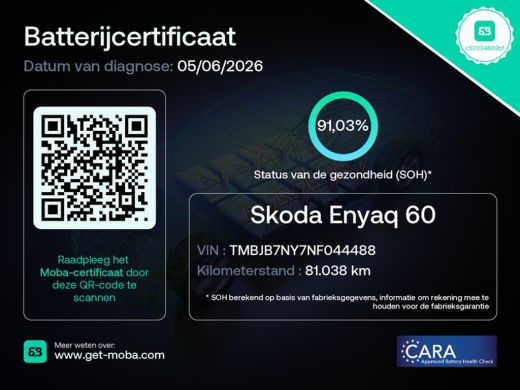 Skoda Enyaq iV 60 | Cruise control | Keyless start | Parkeersensor achter ActivLease financial lease