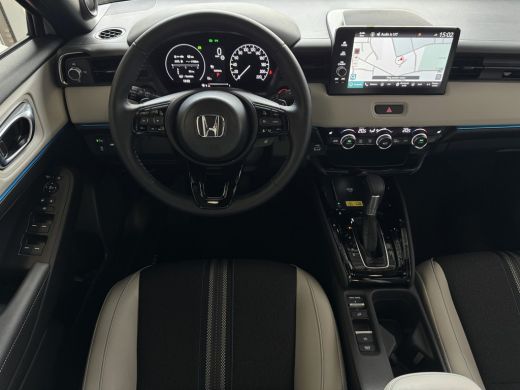 Honda HR-V 1.5 e:HEV ADVANCE STYLE PLUS PANORAMA BI-TONE LED 360.CAMERA ELEK.KLEP 18''LMV STOEL/STUUR VERW. ... ActivLease financial lease