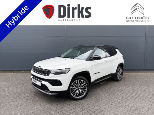 Jeep Compass 4xe 240 Plug-in Hybrid Electric Summit (Elektrisch Schuifdak - Leder incl verwarming/koeling/gehe...
