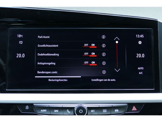 Opel Grandland 1.2 TURBO 130PK GS LINE AUTOMAAT / CAMERA / 18" LMV / LED / STUUR-STOELVERWARMING / NAVI / CLIMA ... ActivLease financial lease