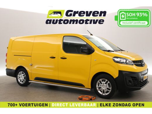 Opel Vivaro-e 50 kWh L3H1 | Snelladen | SOH 93% | Airco | Cruise | Camera | Carplay | 3 Zits | Parkeersens.