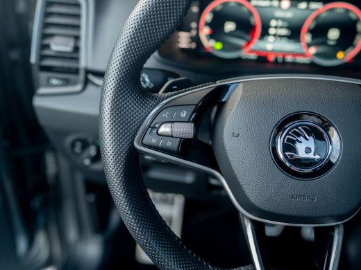 Skoda Karoq 1.5 TSI ACT Sportline Business | Panodak | Trekhaak wegkl. | Stoel geheugen | Leder | Prijs Rijkl... ActivLease financial lease