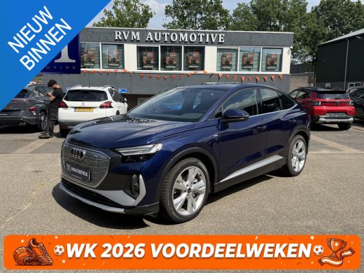Audi Q4 Sportback e-tron 45 Edition 82 kWh VAN: 44.900,- VOOR: 41.877,- UW WKVOORDEEL: 3.023,-|S-LINE| 10.000KM! | STOELVE...