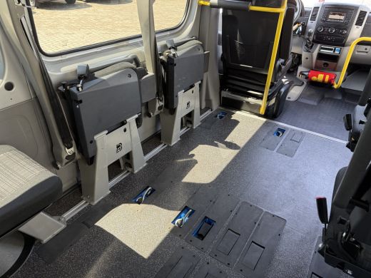 Mercedes-Benz Sprinter 314 CDI AUTOMAAT EURO 6 / FLEXI-TRANS ROLSTOELBUS + LIFT / L2H2 / 9 PERSOONS / CAMERA / AIRCO / P... ActivLease financial lease