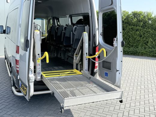 Mercedes-Benz Sprinter 314 CDI AUTOMAAT EURO 6 / FLEXI-TRANS ROLSTOELBUS + LIFT / L2H2 / 9 PERSOONS / CAMERA / AIRCO / P... ActivLease financial lease