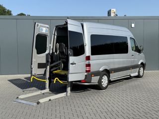 Mercedes-Benz Sprinter 314 CDI AUTOMAAT EURO 6 / FLEXI-TRANS ROLSTOELBUS + LIFT / L2H2 / 9 PERSOONS / CAMERA / AIRCO / P...