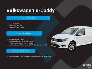Volkswagen Caddy 113PK Elektrisch Caddy ABT Maxi 37,3kWh 159km WLTP L2H1 Trekhaak Airco Carplay Stoelverwarming Pa...