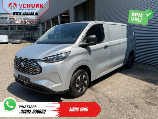 Ford E-Transit Custom L2 65 kWh 330 km WLTP Garantie t/m 05-'29/ LED/ Snellader/ Standkachel/ Stoelverw./ Stuurverw./ C... ActivLease financial lease