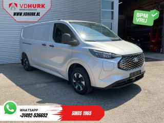 Ford E-Transit Custom L2 65 kWh 330 km WLTP Garantie t/m 05-'29/ LED/ Snellader/ Standkachel/ Stoelverw./ Stuurverw./ C...