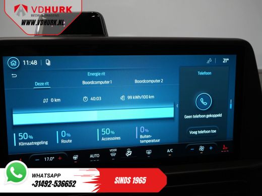 Ford E-Transit Custom Kombi Trend 71kWh 360 km WLTP (Excl. BTW/Incl. BPM) LED/ Standkachel/ Stoelverw./ Stuurverw./ Car... ActivLease financial lease
