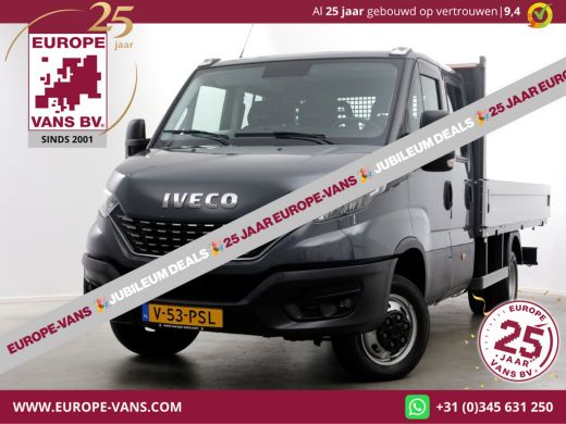 Iveco Daily 35C18 3.0 180pk HiMatic Automaat D.C. Open Laadbak L412cm Trekhaak 3500kg 09-2022 ActivLease financial lease